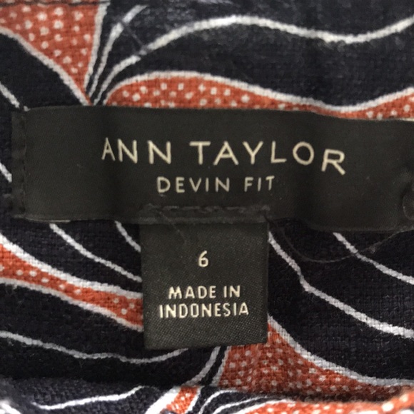 Ann Taylor ankle pants Devin fit size 6 - Picture 4 of 4